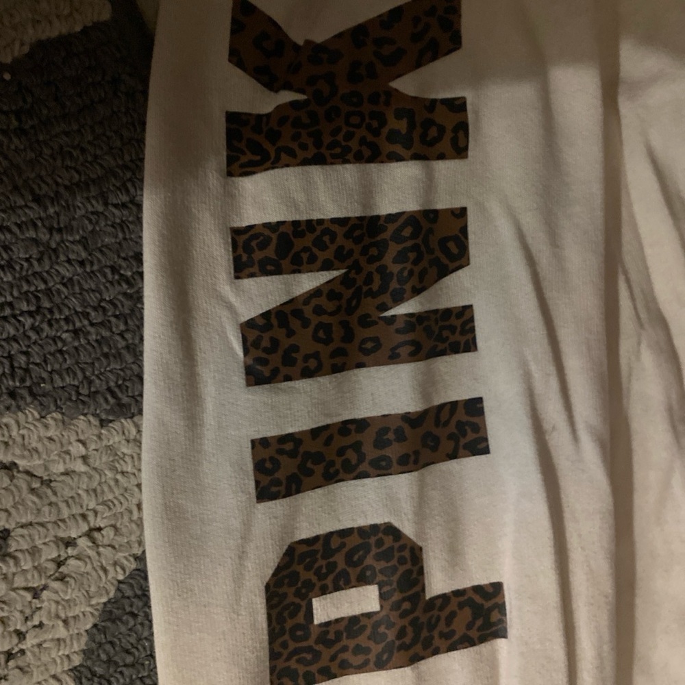 PINK Victoria's Secret Cozy Cream Hoodie